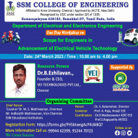 Scope for Engineers in Advancement of Electric Vehicle Technology 2023 Workshop Poster